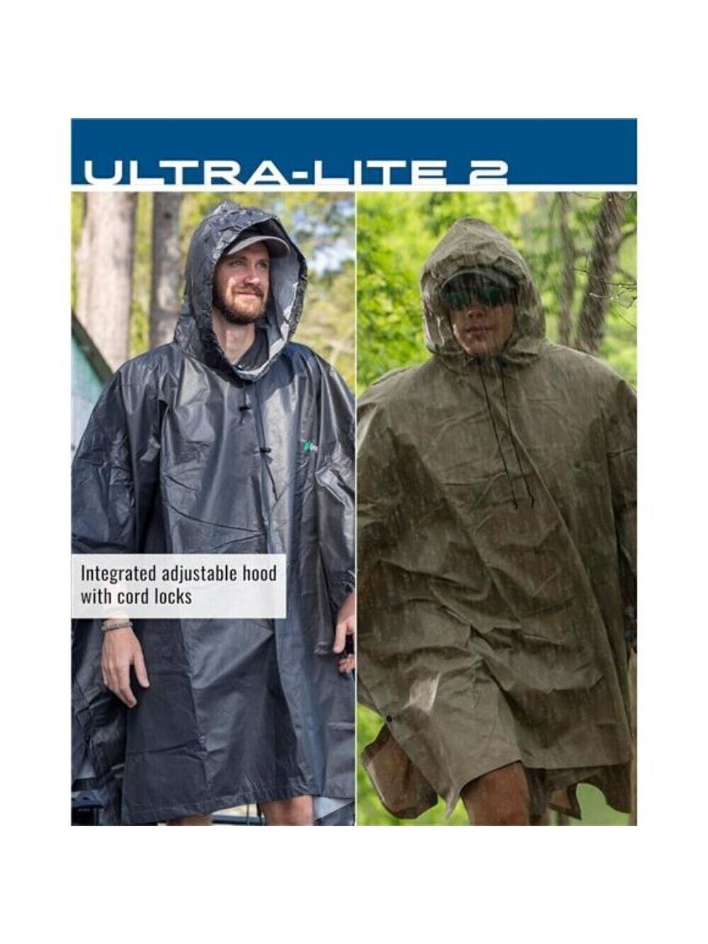 FROGG TOGGS Waterproof Raincoat Breathable Rain Poncho Coat Adult Women's BLUE - Picture 4 of 8
